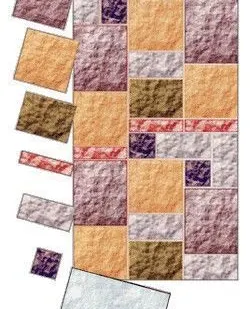 фото Пластиковая форма «ALPHA» Польша Рваный камень 50,0 x 75,0 cm