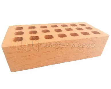 фото Кирпич лицевой керамический «Соломенный» «Рельеф» пустотелый утолщенный М150