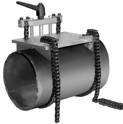 Фото №0 Адаптер Bohre для крепления магнитных станков цепями на трубы диаметром от 110 мм до 300 мм