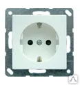 фото EP421WW JUNG ECO PROFI розетка SCHUKO 16A 250V~ с заземлением; белая