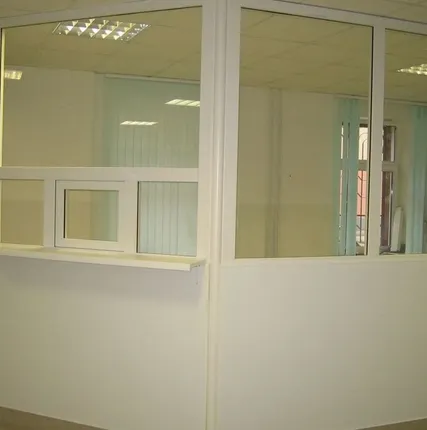 Фото №0 Перегородки из ПВХ по вашим размерам