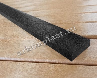 фото Пластиковая доска  15х50х2000 черная  