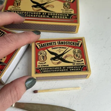 Фото №0 Спички безопасные Ласточка 7 см Швеция