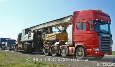 фото Негабаритные и проектные перевозки