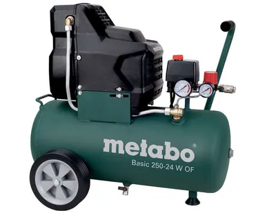 фото Компрессор безмасляный Basic 250-24 W OF 1.5кВт 24л Metabo 601532000