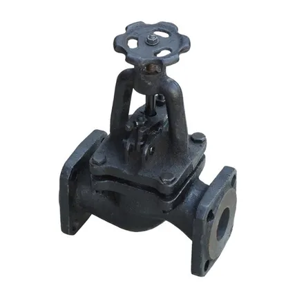 Фото №0 Клапан запорный (вентиль) ЛУИДОР 15кч16п1 DN32 PN25, чугун, фторопласт Ф-4, фланцевый