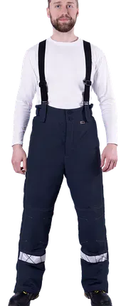 Фото №0 Брюки ХАЙ-ТЕК SAFETY зимние, синие