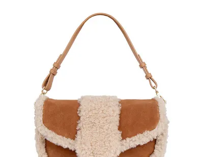 фото Коньячная замшевая сумка Кортина TJ COLLECTION YB 5232034 CGS