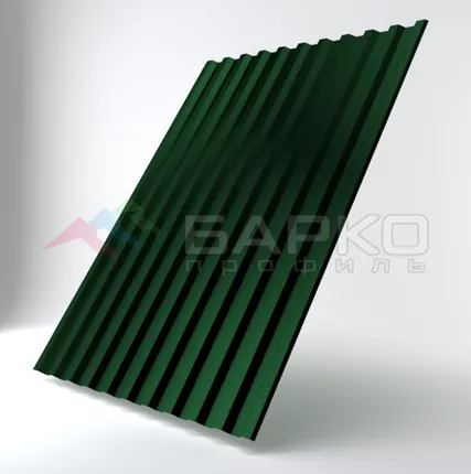 Фото №0 Профлист С-21 - 1050 мм (1000 мм) 00000342/7 RAL 6002 Полиэстер 0.7