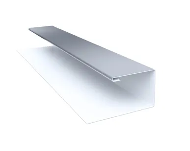 фото Планка П-образная Блок-хаус 0,5 Satin с пленкой RAL 9006