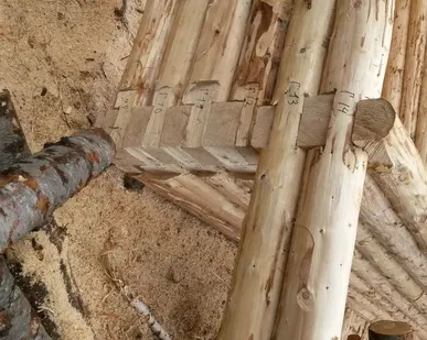 фото Сруб бани в лапу 6 на 3м, высота 2,3 м ель