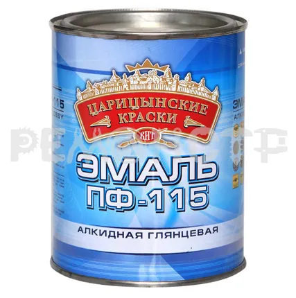 Фото №0 Эмаль ПФ-115  0,8кг салатная ЦАРИЦЫНСКИЕ КРАСКИ (14/700) П