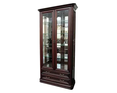 фото Василиса витрина 2-дверная (ромб)