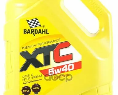 фото Bardahl 5W40 Xtc Sn/Cf 4L (Синт. Моторное Масло)