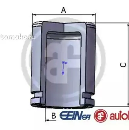 Фото №0 AUTOFREN Поршень заднего тормозного суппорта