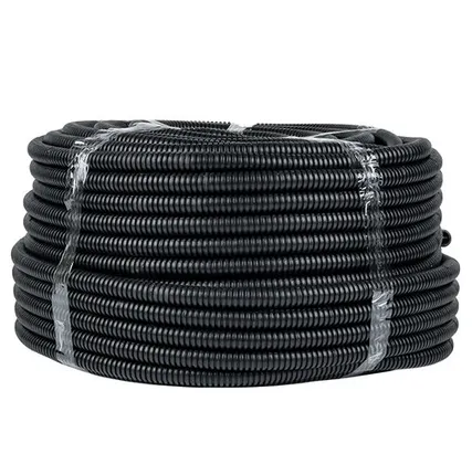 Фото №0 EKF Труба гофр. ПНД с протяжкой d20 мм (25 м) черная EKF-Plast