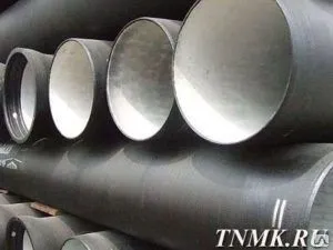 фото Труба чугунная оцинкованная ВЧШГ ДУ 150 L=6м с ЦПП ГОСТ 9583-75