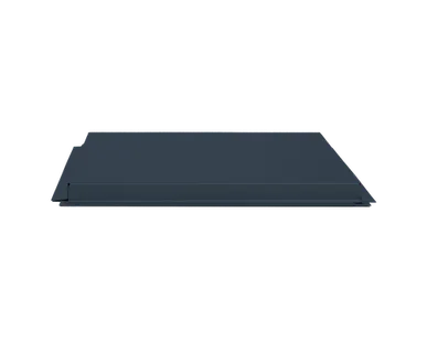 фото Фасадные кассеты Кровля Сервис Фирменная 340 Серый графитовый 0,65 мм