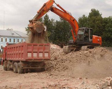 фото Вывоз строительного мусора, грунта