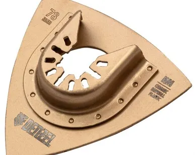 фото Насадка для МФИ шлифовальная дельтовидная HM 78 мм по плитке и дереву Denzel