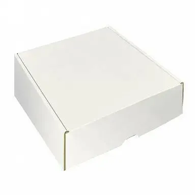 Фото №0 Коробка для капкейков, без вставки, белая, 240х240х100 мм