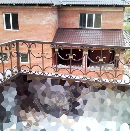 Фото №0 Кованое ограждение 066