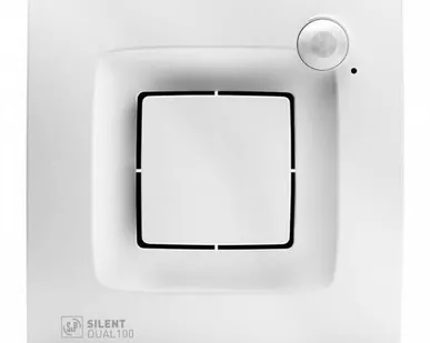 фото Накладной вентилятор SILENT DUAL 100 (таймер, датчик влажности, датчик движения, программируемый) Soler&Palau
