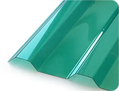 Фото №0 Профилированный поликарбонат 0,8 мм трапеция 1050х3000 зеленый