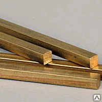 Фото №0 Квадрат бронзовый 5 - 41 мм 6511-60 БрАМц9-2, БрАЖ9-4
в