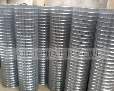 фото Сетка сварная оцинков. 50х50х1,8мм (1,5х30м)
