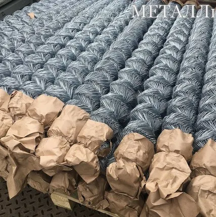 Фото №0 Сетка рабица оцинкованная 50*50 Ø1,6мм 10м*1,5м