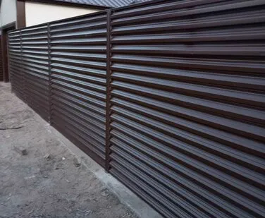 фото ЗАБОРЫ ЖАЛЮЗИ