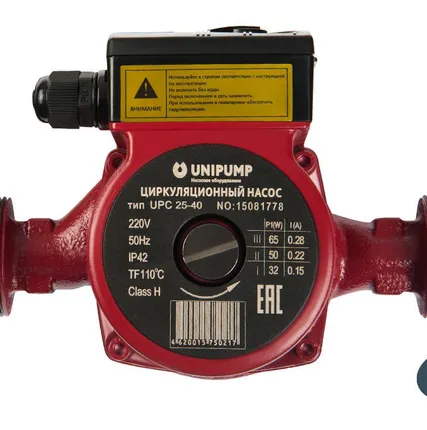 Фото №0 Насос циркуляционный UPС 25-40 UNIPUMP