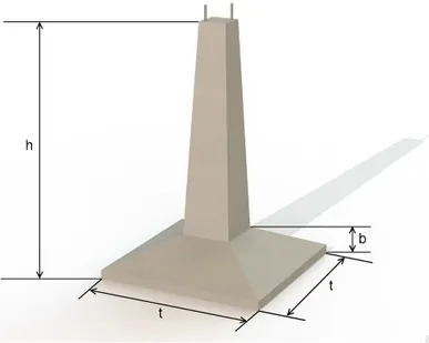 фото Фундамент под ЛЭП Ф5-4 (прямой)