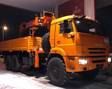 фото Аренда вездехода манипулятора КАМАЗ