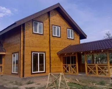 фото Дома из профилированного бруса