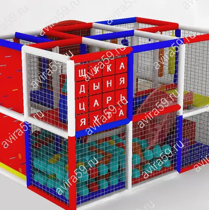 Фото №0 Детский игровой лабиринт Британия (3000х2000х2700 мм)
в