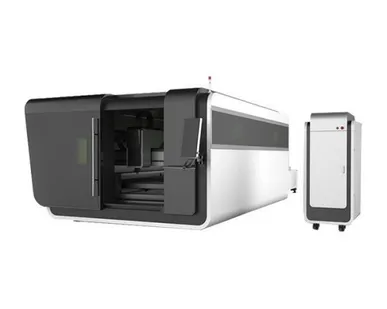 фото Оптоволоконный лазерный станок для резки металла c защитной кабиной LF3015GA в Москве