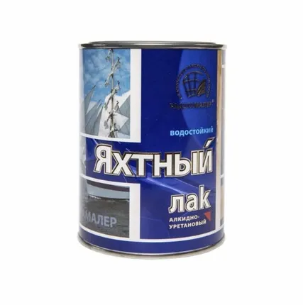 Фото №0 Лак яхтный РадугаMaler 0.9л. бесцветный, глянцевый