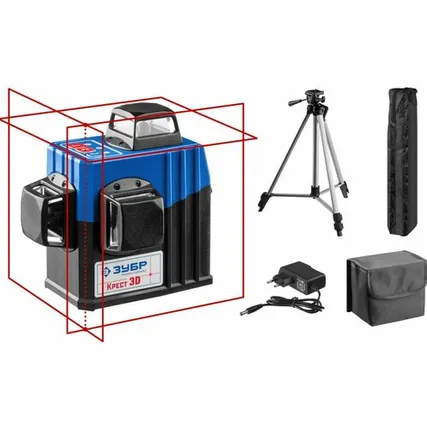 Фото №0 Нивелир лазерный ЗУБР КРЕСТ 2D, №2, 20 - 70 м