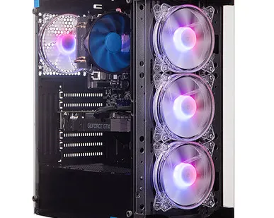 фото Системный блок Amcv a097n game amd ryzen 5 4500 - 6 x 3.9 ghz/16gb/512gb ssd/gtx 1650 4gb gddr6 /dos