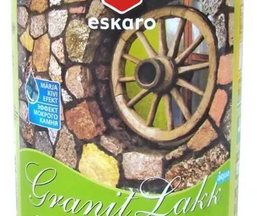 фото Лак ESKARO Лак для отделки минеральных поверхностей ESKARO Granit Lakk Aqua 0,95 л полуматовый декоративный