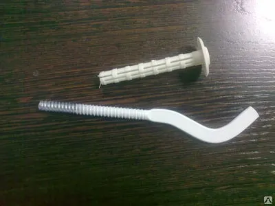 Фото №0 Кронштейн для радиаторов штырь с пласт. чепиком