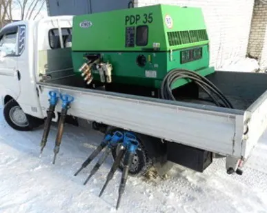 фото Компрессор в аренду (6 молотков)