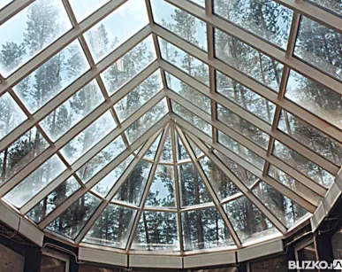 фото Зенитный фонарь на крыше