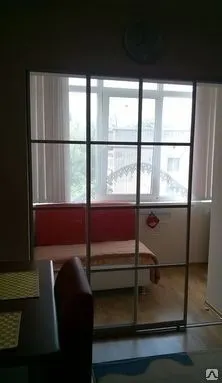 Фото №0 Раздвижные перегородки Aristo с прозрачным стеклом