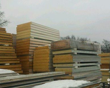 фото Сэндвич-панель ппу 40 мм 2,99 м