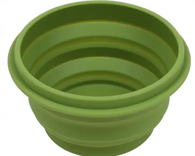 фото Миска силиконовая с крышкой оливковая 1000 мл. Track