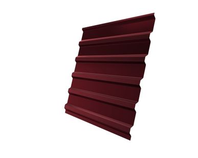 фото Профнастил С20В 0,4 PE RAL 3005 красное вино