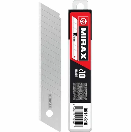 Фото №0 Лезвия для ножа 18мм (10шт.) MIRAX